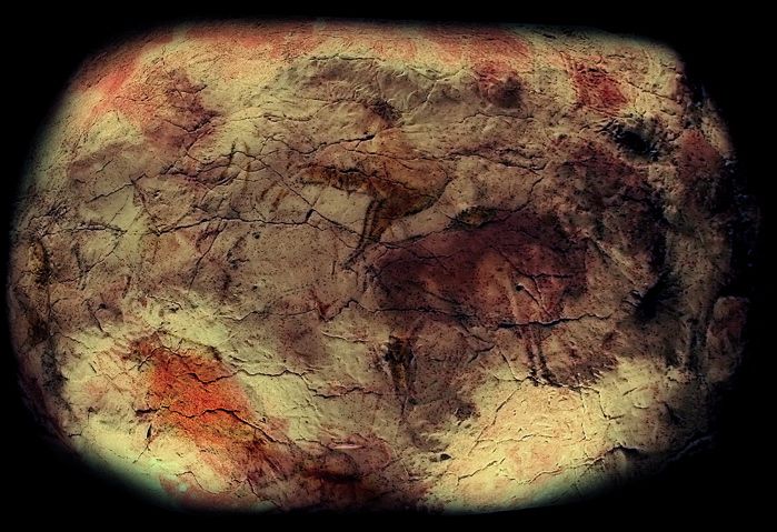 Techo de los polícromos de la cueva de Altamira, Anónimo