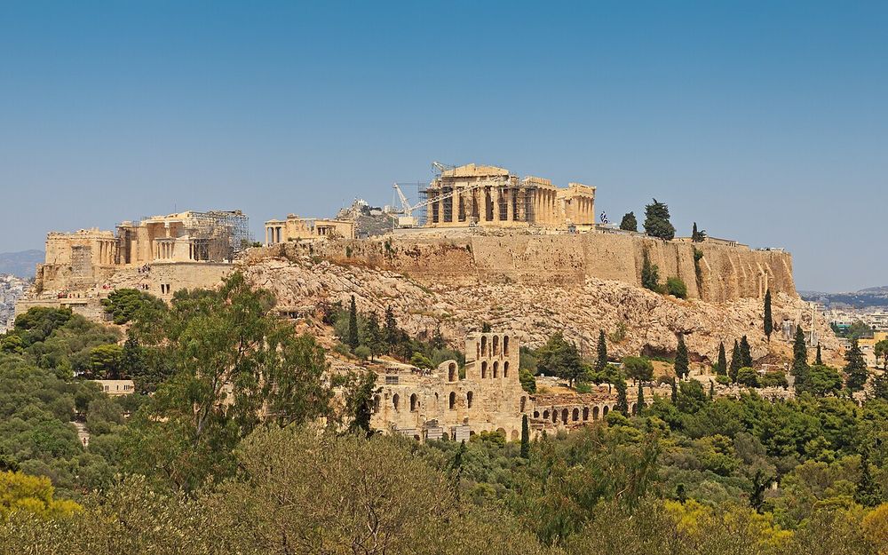 Acrópolis de Atenas, Ictino, Calícrates y Mnesicles, con Fidias como director (programa de Pericles)