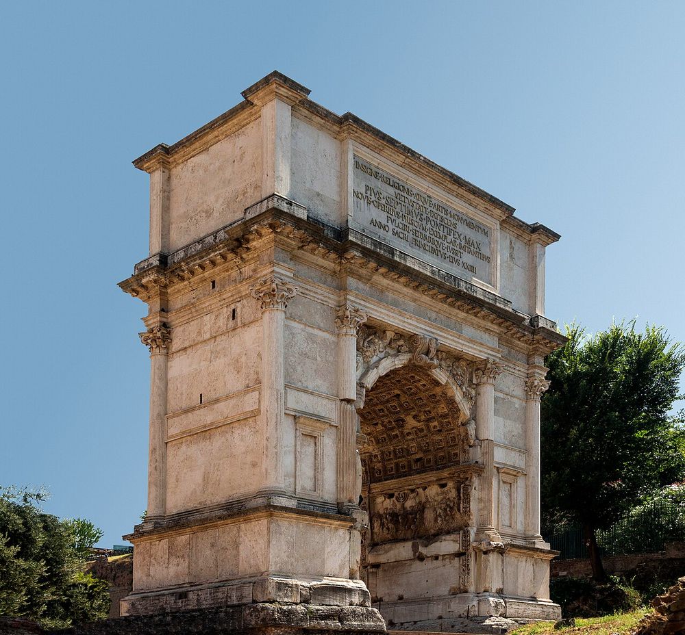 Arco de Tito, Anónimo