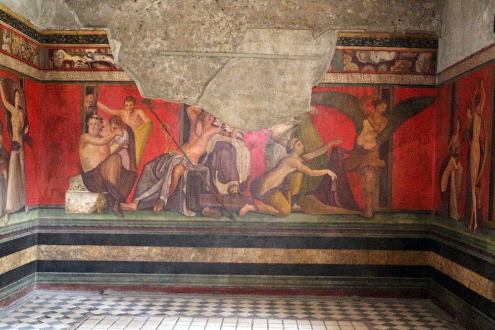 Frescos de la Villa de los Misterios, Anónimo