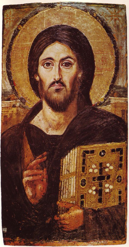 Cristo Pantocrátor del Sinaí, Anónimo